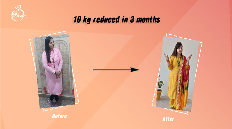 10 kg reduced in 3 months